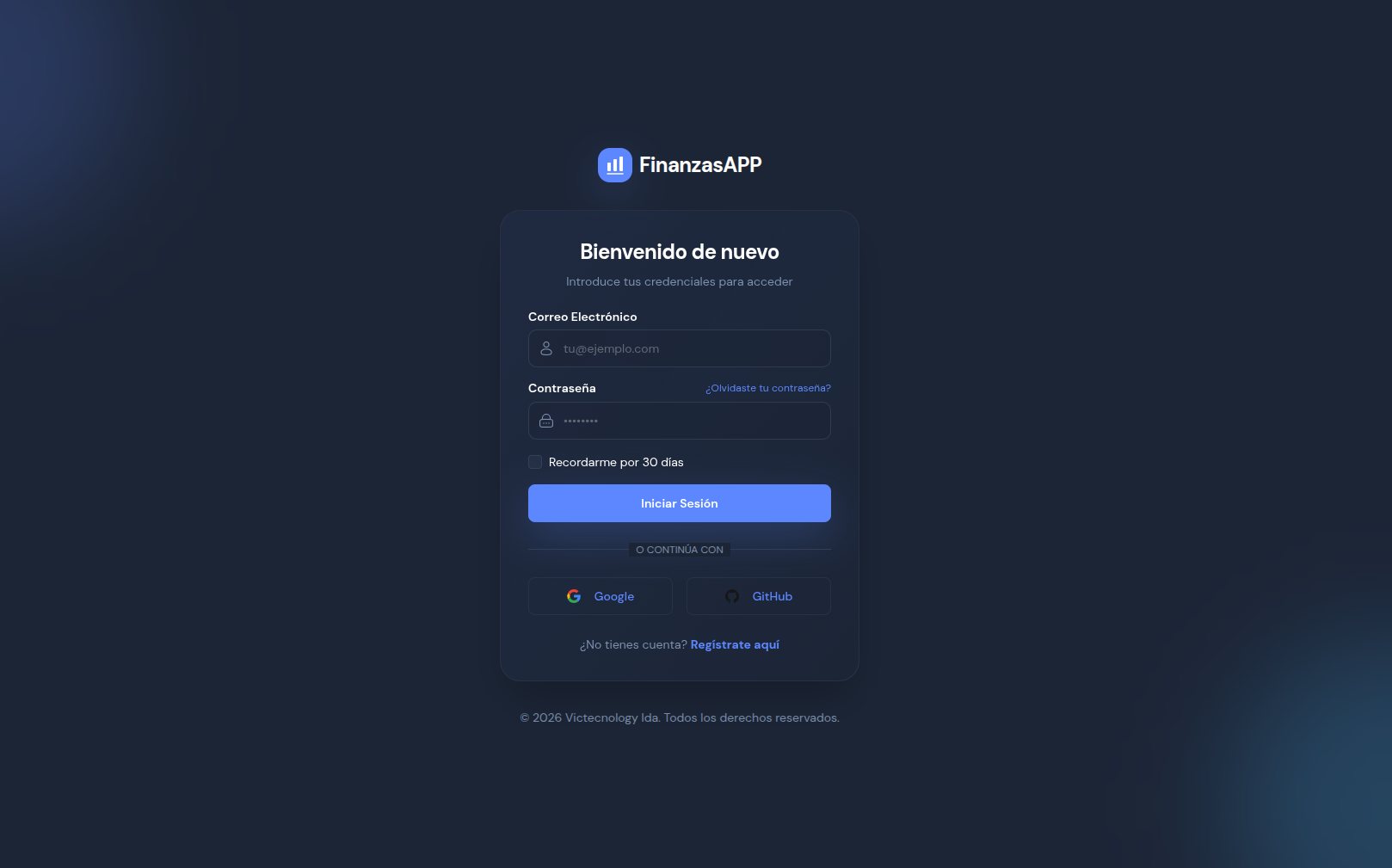 FinanzasAPP Financial Suite